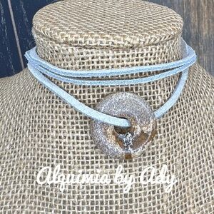 Alquimia by Ady Blue and Brown Necklace